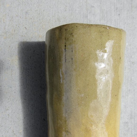 Gorgeous Wabi Sabi Style Handmade Ceramic Vase Pottery Bloom Vase/ Natural - Picture 3 of 9